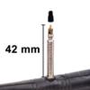 6-Pack 700x20-25C Road Bike Replacement Inner Tubes Presta Valve 42mm for Road Bikes with Tire Size of 700c x 20, 23, and 25 (6 Inner Tubes with 2 Tire Levers) view 3