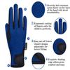 ChinFun Horse Riding Glove Equestrian Gloves Kids for Boys Girls Horseback Riding Gloves Grip for Youth Children Riding Sports Biking Cycling Gardening Royal Blue Size S view 2