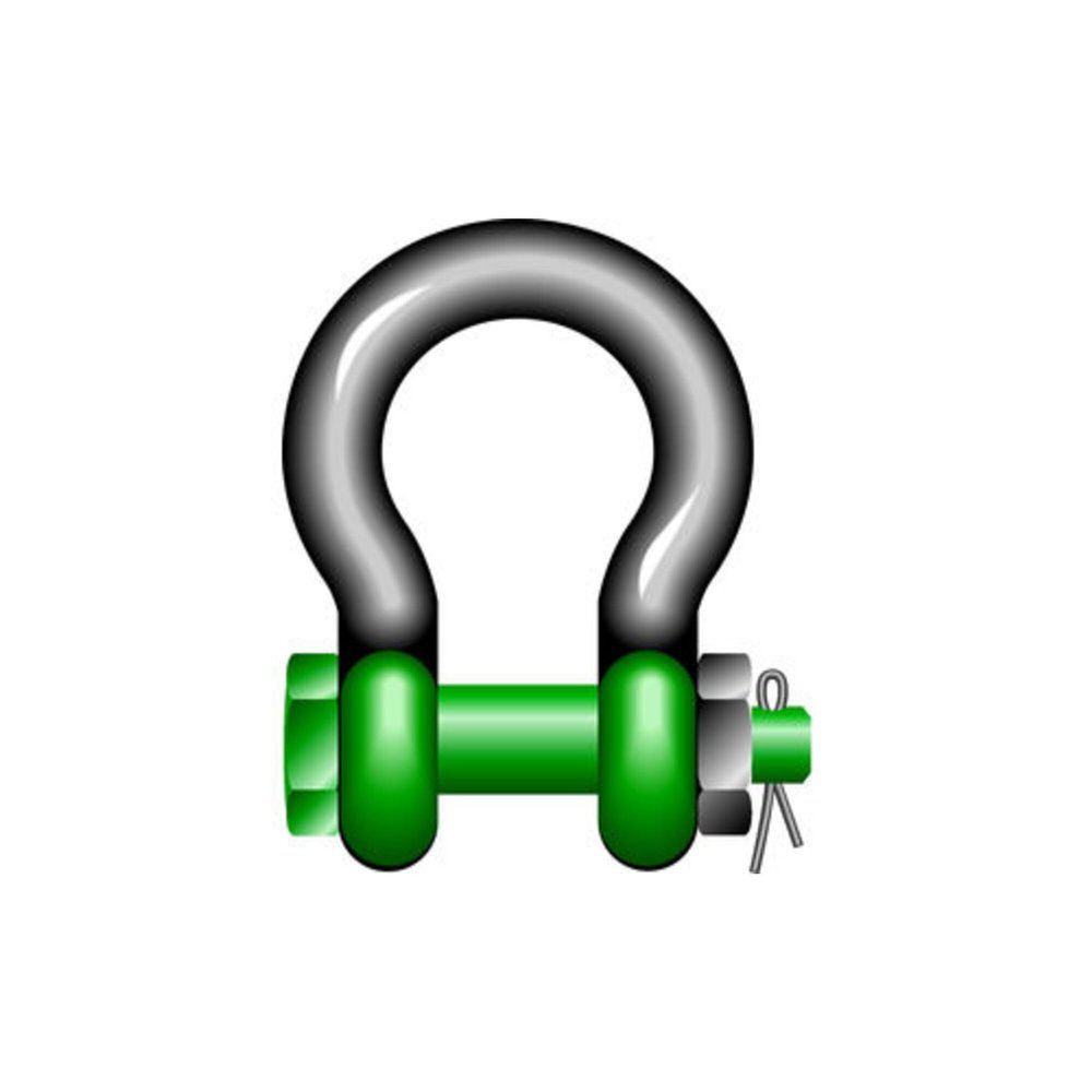 VAN BEEST GREEN PIN POLAR BOW SHACKLE BN, (POGHMB22)