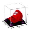 Better Display Cases Acrylic Baseball Cap Display Case with Clear, Purple Risers and Black Base (A006/V21) view 2