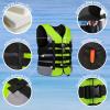 Leader Accessories Adult Universal Personal Flotation Device USCG Approved Life Jacket Vest (Green, 3XL) view 2