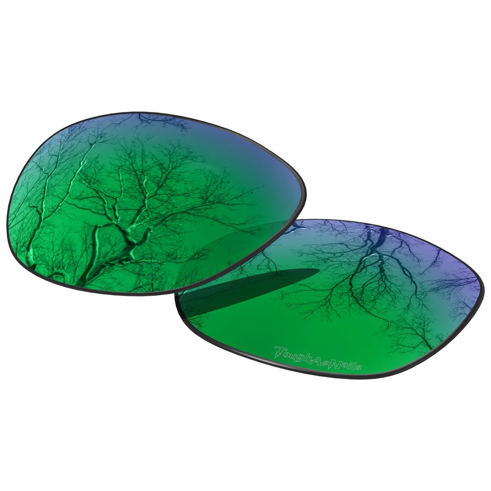ToughAsNails Replacement Lenses for Oakley Crosshair New 2012 Sunglasses - HyperVision Plus Green Chrome - Polarized Ultra