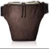 Propeller Heads 11-1729 Horizontal Body Bag with Marled Synthetic Leather, dark brown, One Size view 1