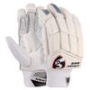 SG Leather Cricket Litevate White RH Batting Gloves Adult view 1