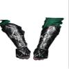 Blackened Steel Pair of Bracers, Dwarven Srmor for Arm Protection, Dwarf Cosplay, LARP Clothing, Medieval Knight, Fantasy Armor Costume view 1
