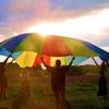 Sonyabecca Play Parachute for Kids Tent Cooperative Team Building Birthday Games Gift for Boys and Girls (20ft) view 3