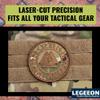 Compatible with Valknut Viking Norse Runic Heathen Pagan Odin God Rune Morale Tactical Fastener Patch (Multicam) view 2