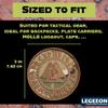 Compatible with Valknut Viking Norse Runic Heathen Pagan Odin God Rune Morale Tactical Fastener Patch (Multicam) view 4
