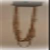 Goldtone Gold Ball Chain Statement Chunky Pendant Rhinestone Necklace for Women 26" Sweater Blouse Dress Casual view 1