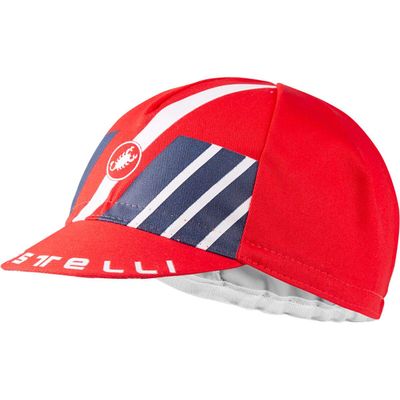 castelli Men's Hors Categories Cap, Red, One Size