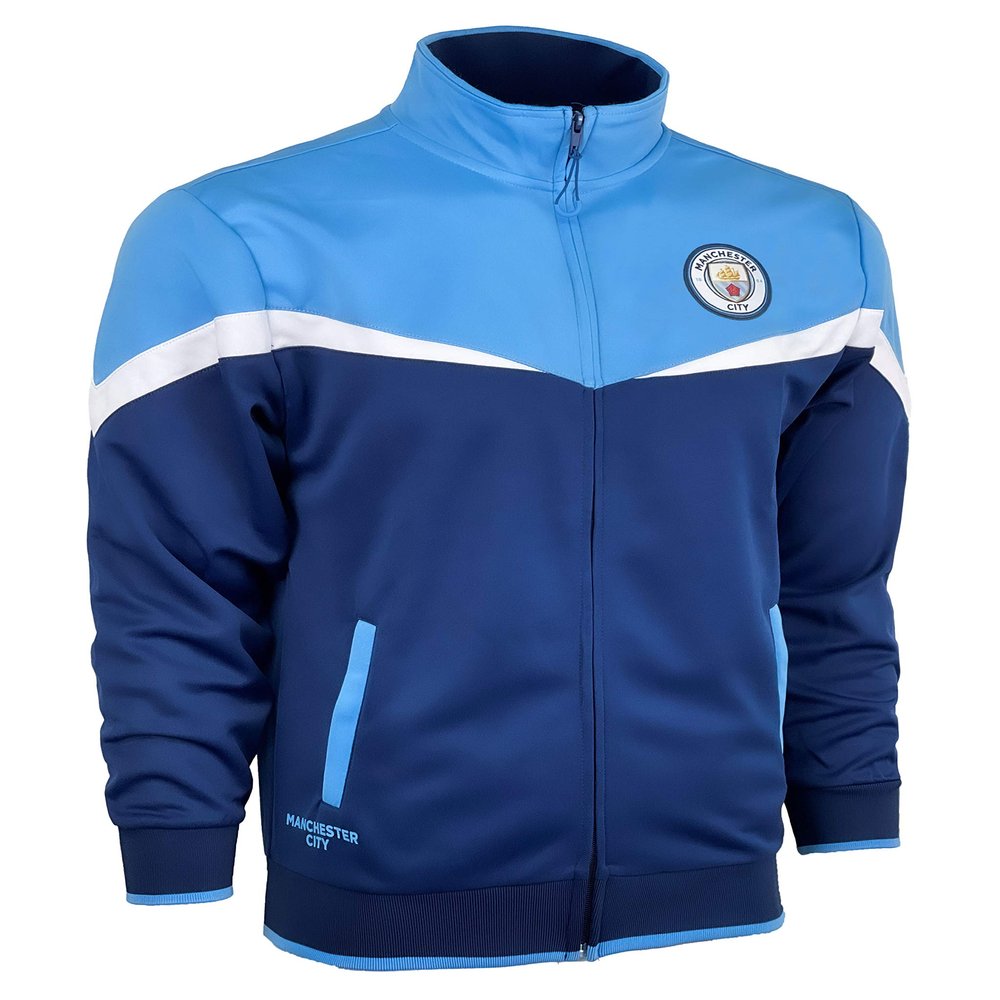 Icon Sports Men's Manchester City Jacket. (Medium) Blue