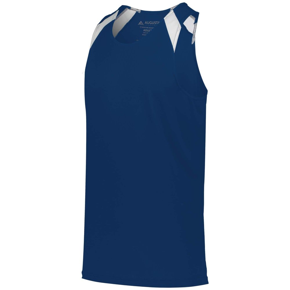 Augusta Sportswear Men's, Navy/White, Medium