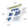 Desert Cactus Seton Hall University Sticker Seton Hall Pirates Vinyl Decal Laptop Water Bottle Car Scrapbook Sheet (Type 2) view 4