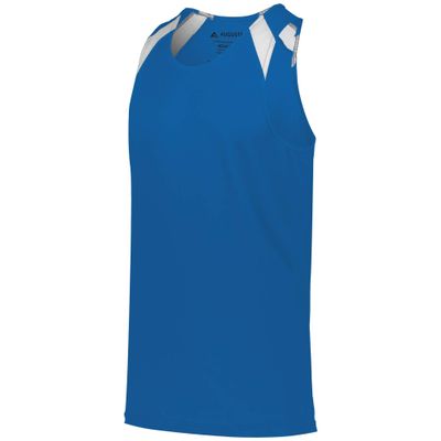 Augusta Sportswear Boys OVERSPEED Track Jersey S Royal/White