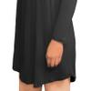 3KB Women's Long Sleeve Dress- Wine- Large view 3