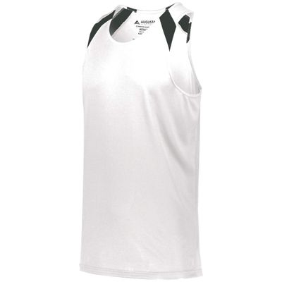 Augusta Sportswear Boys OVERSPEED Track Jersey S White/Black