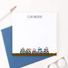 Monster Truck Stationary for Boys Stationary Cards Set with Envelopes, Cars Stationary Set for Kids, Your Choice of Colors and Quantity view 2