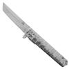 Falcon Tanto Style Folding Pocket Knife 3 Inch 440 Stainless Steel Blade, 8 Inch Overall Length, EDC Utility Knife for Camping, Outdoor Use, Collection & Gifting (Chrome) view 3