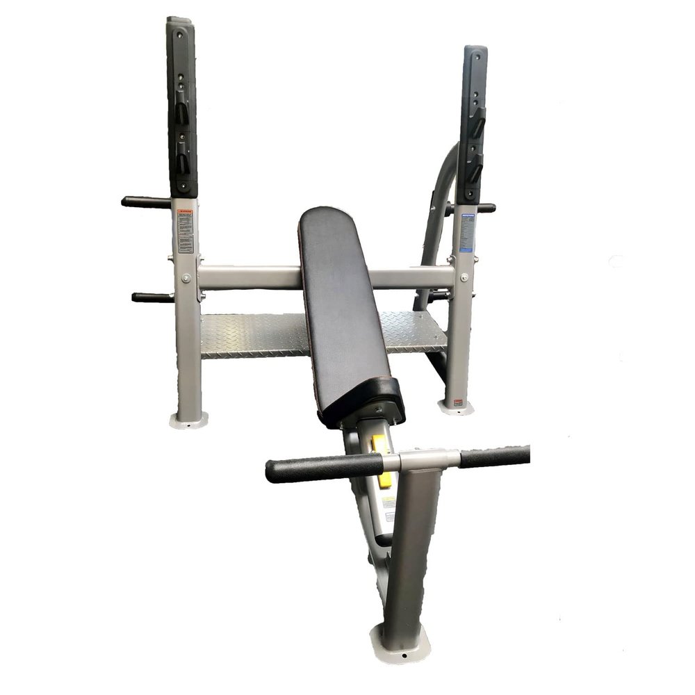 Fitness First Adjustable Incline Bench with Olympic Weight Plate Storage