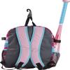 Rawlings | REMIX Backpack Equipment Bag | T-Ball & Youth Baseball / Softball | Pink view 4