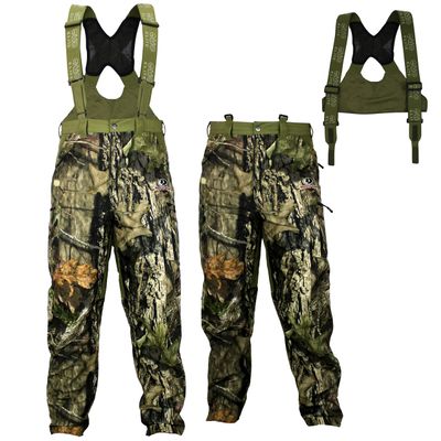 EHG Elite Piedmont Waterproof Convertible Camo Hunting Bib Pant (MO Break Up Country, XL)