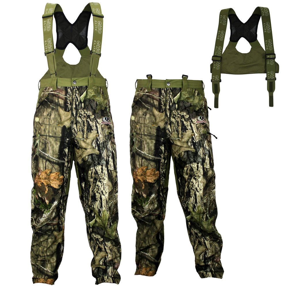 EHG Elite Piedmont Waterproof Convertible Camo Hunting Bib Pant (MO Break Up Country, XL)