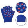 Evridwear Boys Girls Magic Stretch Gripper Gloves 3 Pair Pack Assortment, Kids One Size Winter Warm Gloves Children (4-6Years, 3 Pairs Snowflake Printing) view 2