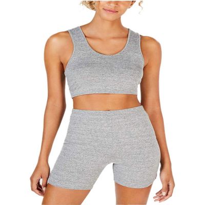 Material Girl Active Juniors' Biker Shorts Gray