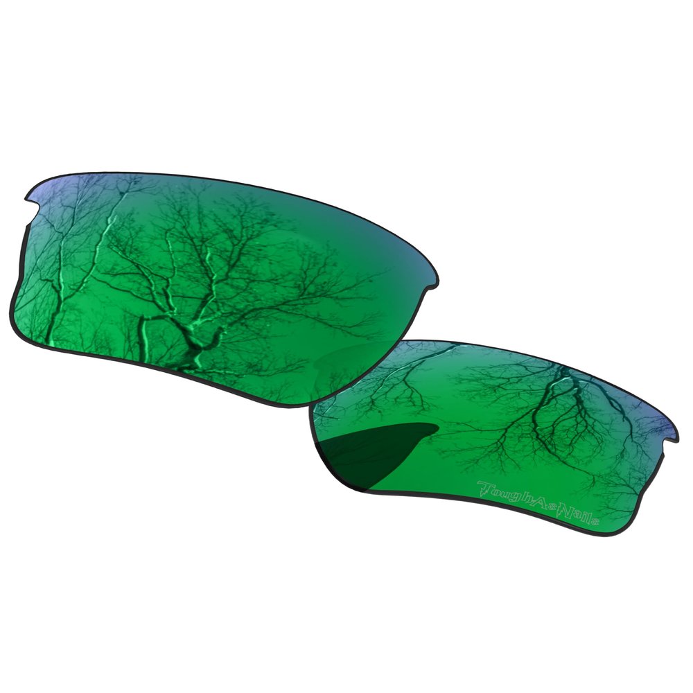 ToughAsNails Replacement Lenses for Oakley Quarter Jacket OO9200 Sunglasses - HyperVision Plus Green Chrome - Polarized Ultra