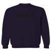 Black Fonts New York Bronx NYC Cool City Street wear Hip hop Men's Crewneck Sweatshirt (Navy Medium) view 1