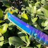 Falcon Tanto Style Folding Pocket Knife 3 Inch 440 Stainless Steel Blade, 8 Inch Overall Length, EDC Utility Knife for Camping, Outdoor Use, Collection & Gifting (Rainbow) view 2
