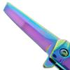 Falcon Tanto Style Folding Pocket Knife 3 Inch 440 Stainless Steel Blade, 8 Inch Overall Length, EDC Utility Knife for Camping, Outdoor Use, Collection & Gifting (Rainbow) view 4