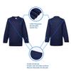 EALER H80 Series Blank Ice Hockey Practice Jersey for Men and Boy - Senior and Junior - Adult and Youth Navy view 3