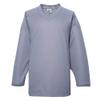 EALER H80 Series Blank Ice Hockey Practice Jersey for Men and Boy - Senior and Junior - Adult and Youth Grey view 2