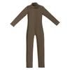 YOOJIA Kids Girls Long Sleeve Full Body Dance Laotard Unitard Gymnastics Ballet Dance Bodysuit Spandex Zentai Jumpsuit Brown 7-8 view 4