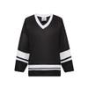 EALER H400 Series Blank Ice Hockey Practice Jersey League Jersey for Men and Boys - Senior and Junior - Adult and Youth Black/White view 1