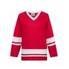 EALER H400 Series Blank Ice Hockey Practice Jersey League Jersey for Men and Boys - Senior and Junior - Adult and Youth Red/White view 1