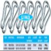 Branded Boards Black & Silver Zinc-Galvanized Heavy Duty Bushcraft Carabiner Spring Snap Clip Link Hooks 200-500lb Load 2, 6 & 12 Packs (Silver-5cm-12 Pack) view 4