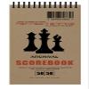 Perfect Strike Chess SCOREBOOK with Rules and Scoring Instructions. Heavy Duty. Practice and Competition. (3.5" x 8.5") TS-50:50 (50 Games per Book) (3 Book Value Pack) view 1