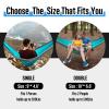 Camping Hammock Double & Single Portable Hammock with Tree Straps, Lightweight Nylon Parachute Hammocks Camping Accessories Gear for Indoor Outdoor Backpacking, Travel, Hiking, Beach view 2