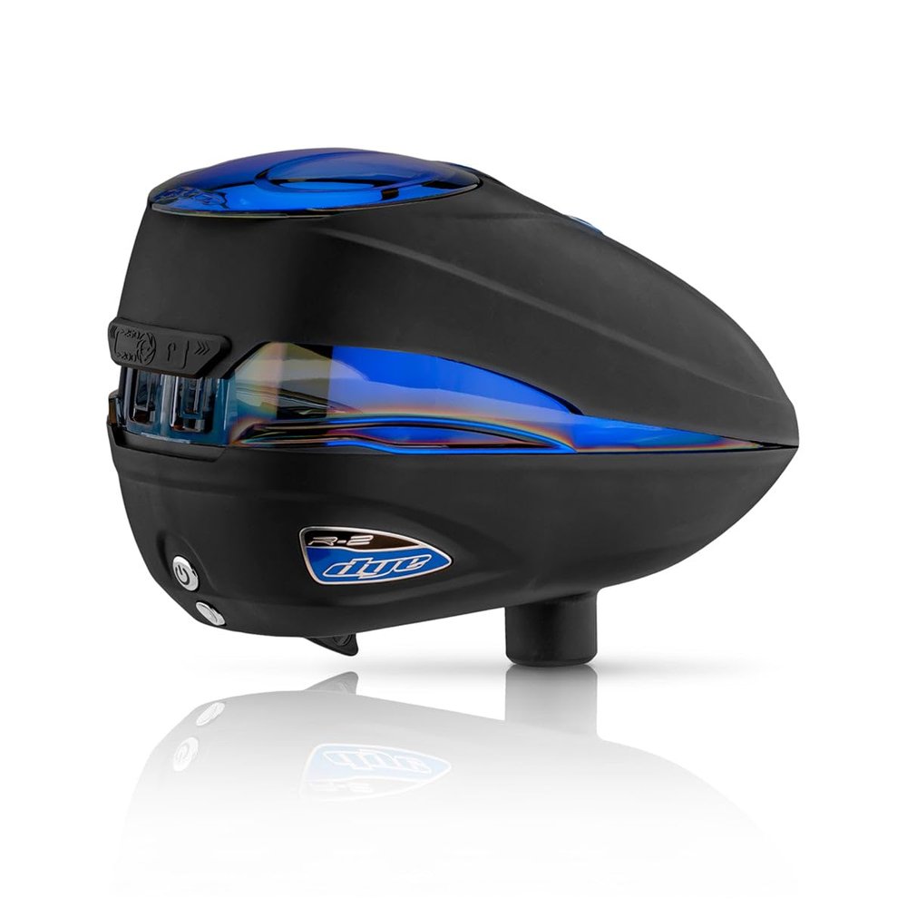 Dye R2 Electronic Paintball Loader (Black/Blue Ice)