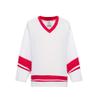 EALER H400 Series Blank Ice Hockey Practice Jersey League Jersey for Men and Boys - Senior and Junior - Adult and Youth White/Red view 1