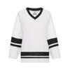 EALER H400 Series Blank Ice Hockey Practice Jersey League Jersey for Men and Boys - Senior and Junior - Adult and Youth White/Black view 1