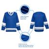 EALER H400 Series Blank Ice Hockey Practice Jersey League Jersey for Men and Boys - Senior and Junior - Adult and Youth Royal/White view 3