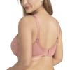 HSIA Minimizer Bras for Women Enchante Full Coverage Underwire Bras Plus Size Lifting Floral Lace Bra for Heavy Breast Light Coral view 2