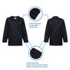 EALER H80 Series Blank Ice Hockey Practice Jersey for Men and Boy - Senior and Junior - Adult and Youth Black view 3