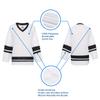 EALER H400 Series Blank Ice Hockey Practice Jersey League Jersey for Men and Boys - Senior and Junior - Adult and Youth White/Black view 2