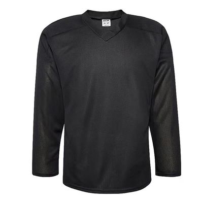 EALER H80 Series Blank Ice Hockey Practice Jersey for Men and Boy - Senior and Junior - Adult and Youth Black