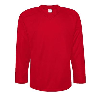 EALER H80 Series Blank Ice Hockey Practice Jersey for Men and Boy - Senior and Junior - Adult and Youth Red