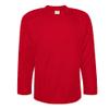 EALER H80 Series Blank Ice Hockey Practice Jersey for Men and Boy - Senior and Junior - Adult and Youth Red view 1